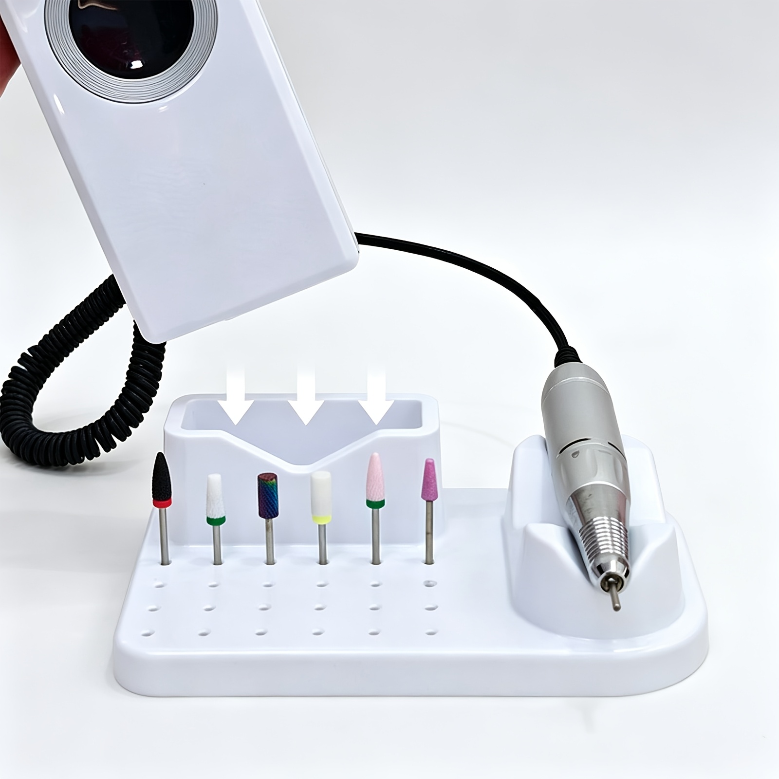 Nail Drill Machine - Halter und Organizer für Nagelbohrer, 24-Loch-Basis