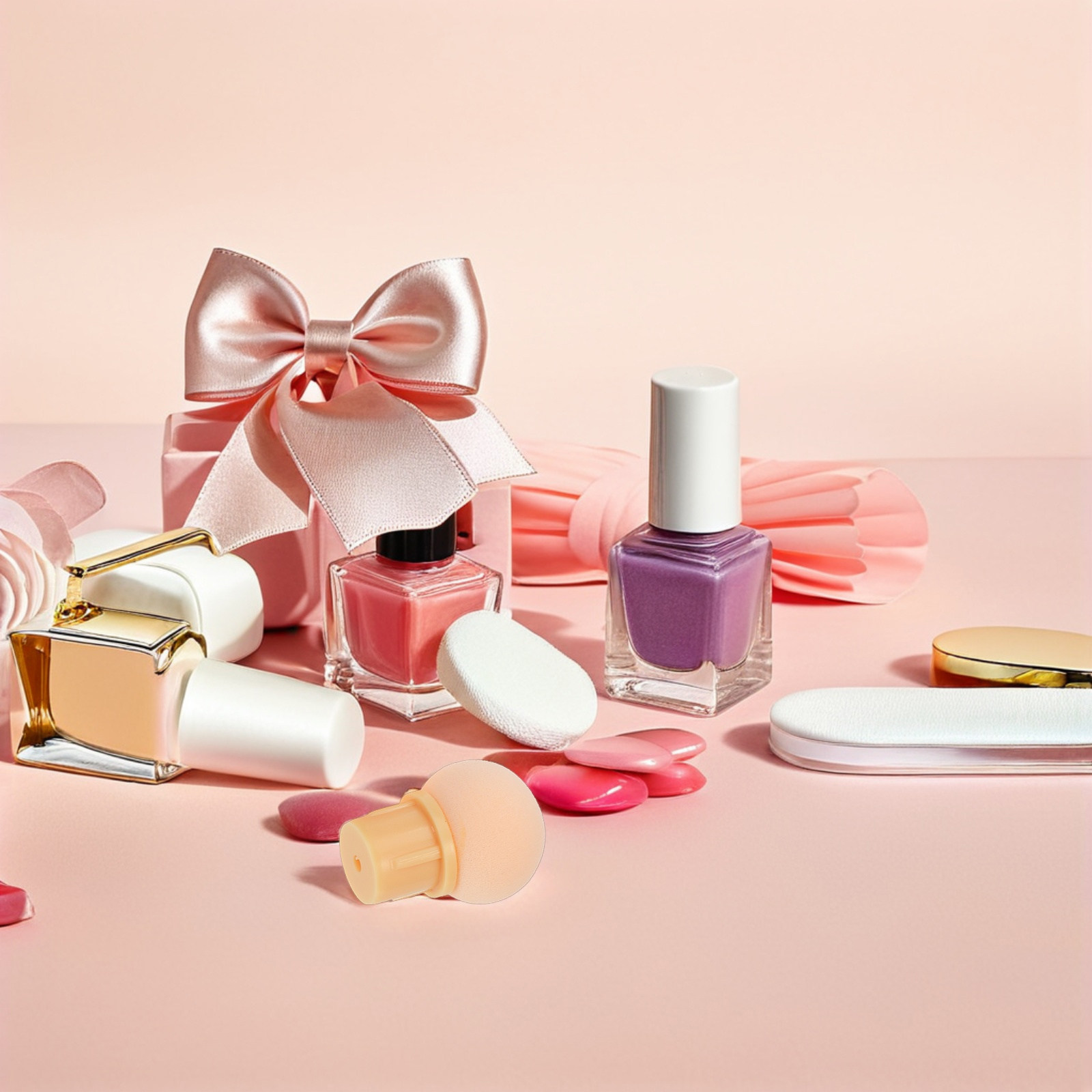 Nail Art Ombre - 50 Stück Ombre-Nagelschwamm-Ersatzköpfe, weiche Nagelkunst-Schwammspitzen für