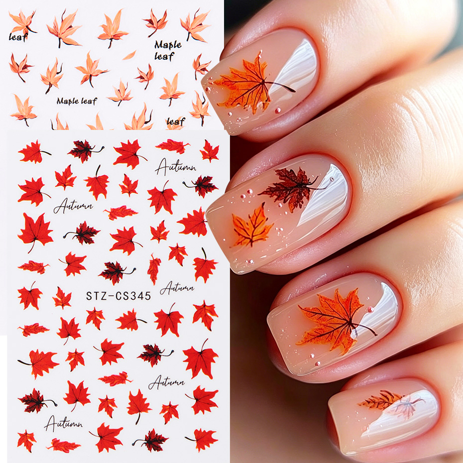 2 Stück Aquarell Orange-Rote A – Nail Art Orange Bewertung und Preis