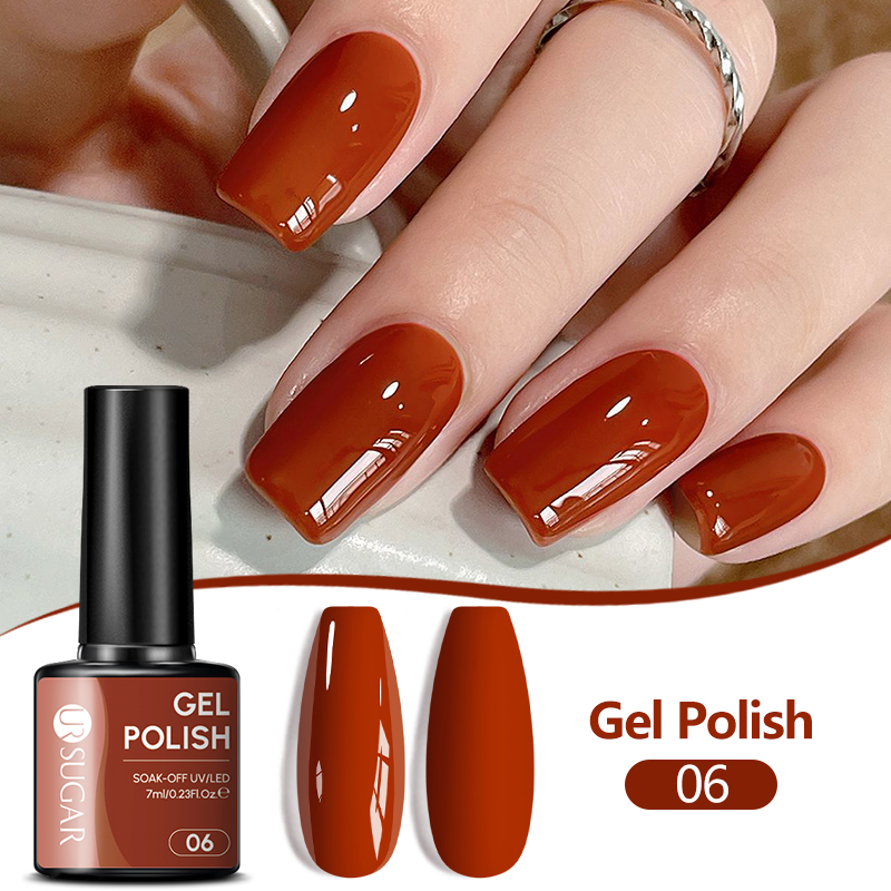 UR SUGAR 1/6 Stück Kürbis-Oran – Nail Art Orange Bewertung und Preis