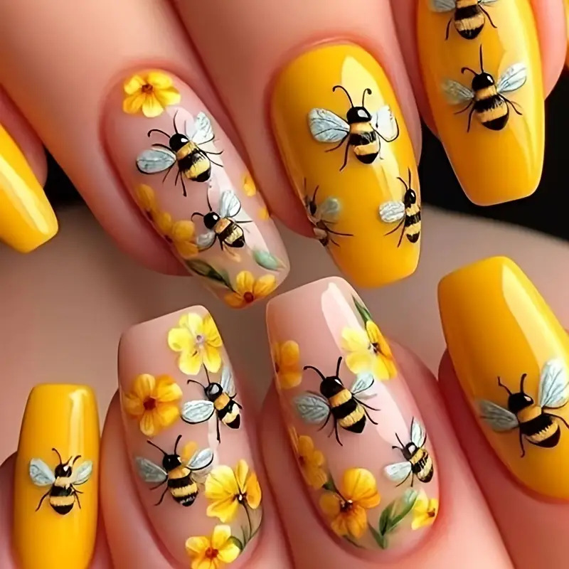 24 Stück Nude Press-on-Nägel,  – Nail Art Press On Bewertung und Preis