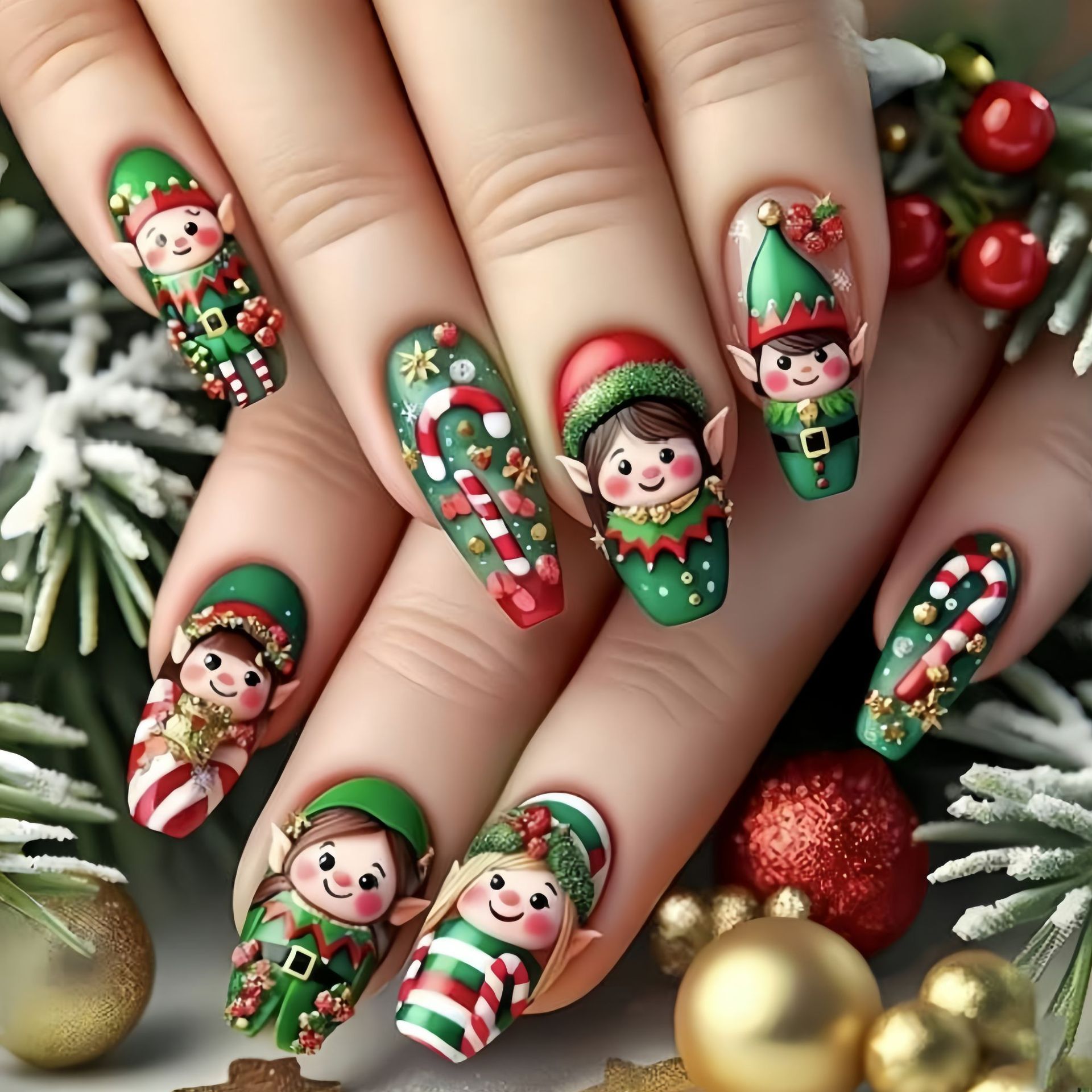 Mittlere künstliche Nägel für  – Nail Art Press On Bewertung und Preis