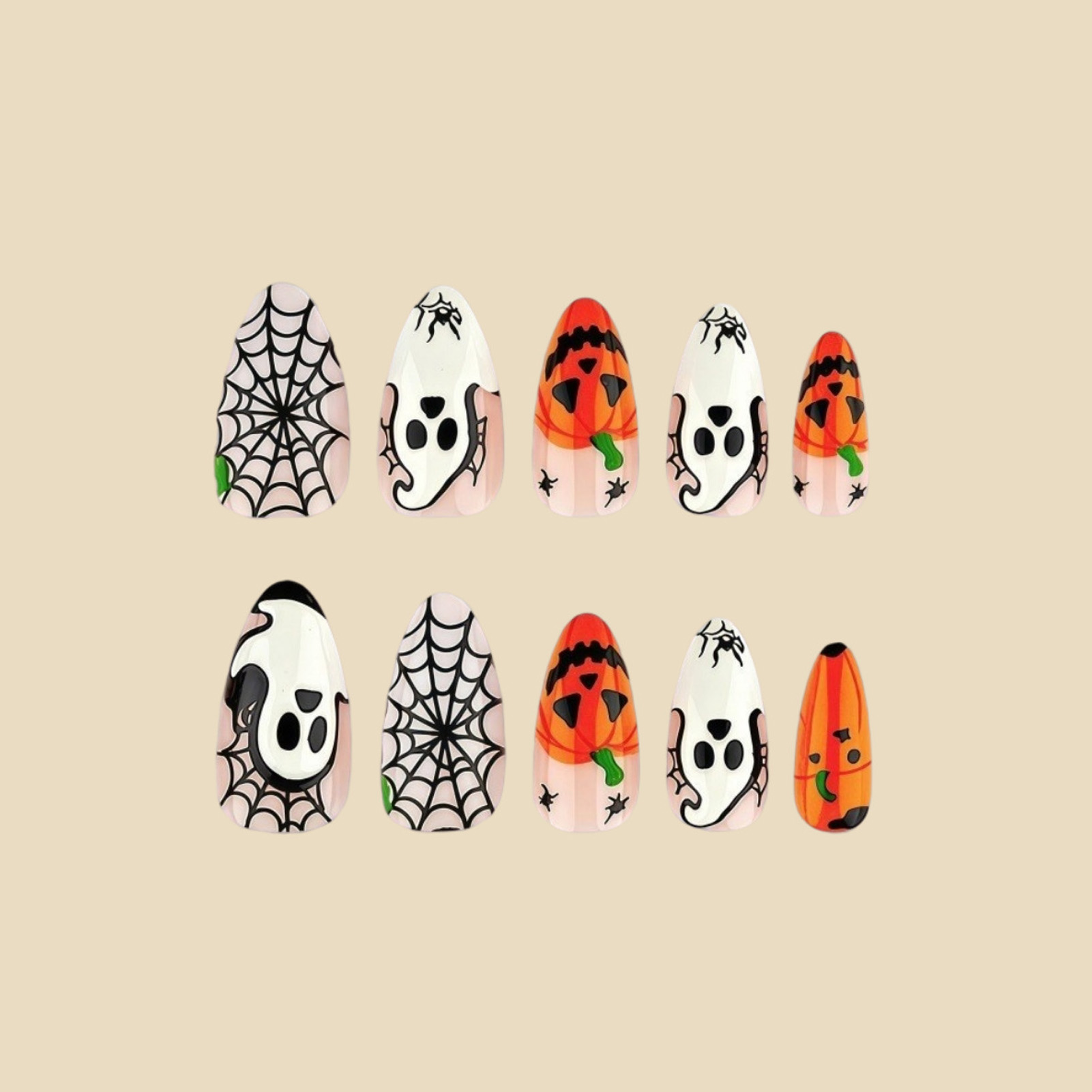 24 Stück Halloween Press-On-Nä – Nail Art Press On Bewertung und Preis