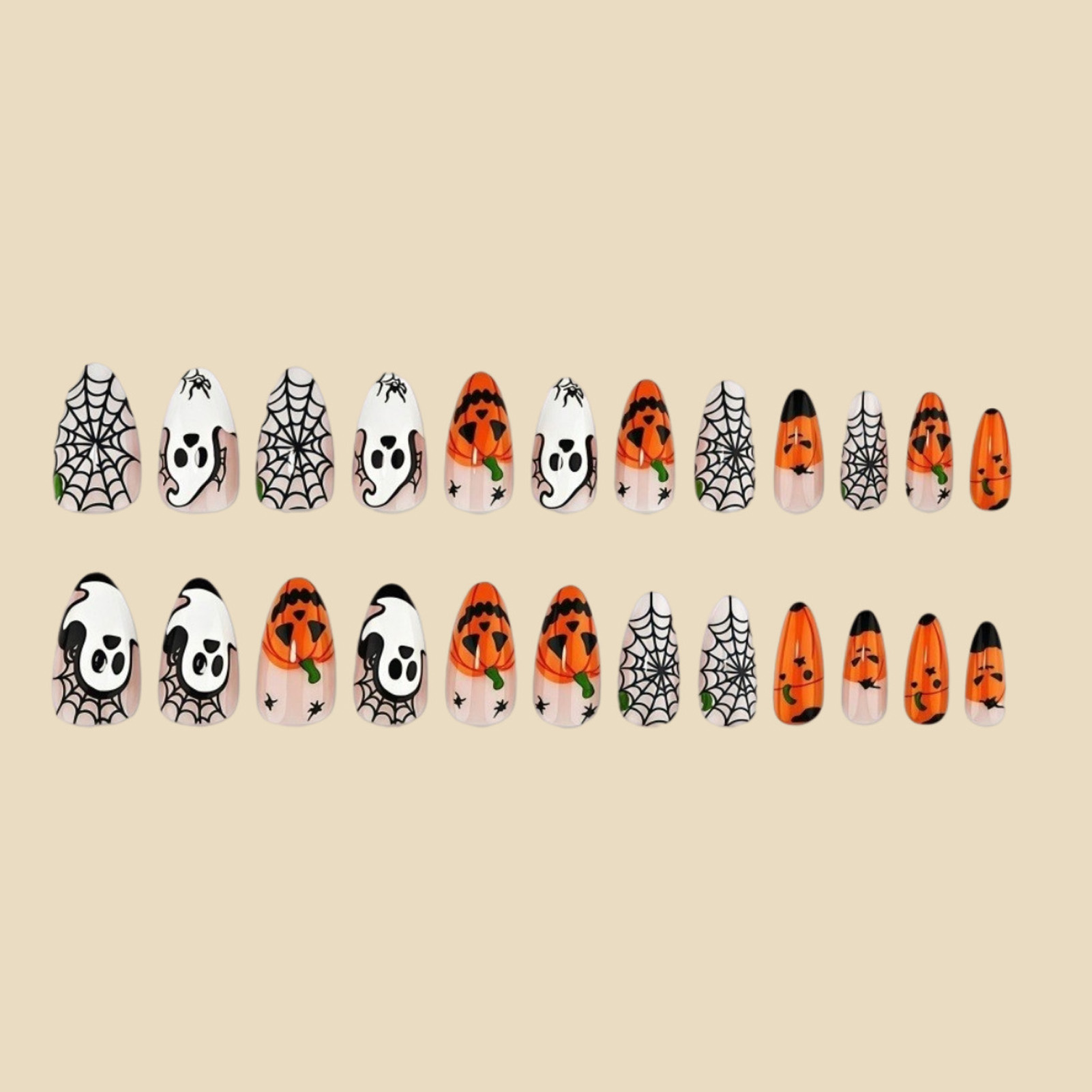 24 Stück Halloween Press-On-Nä – Nail Art Press On Bewertung und Preis
