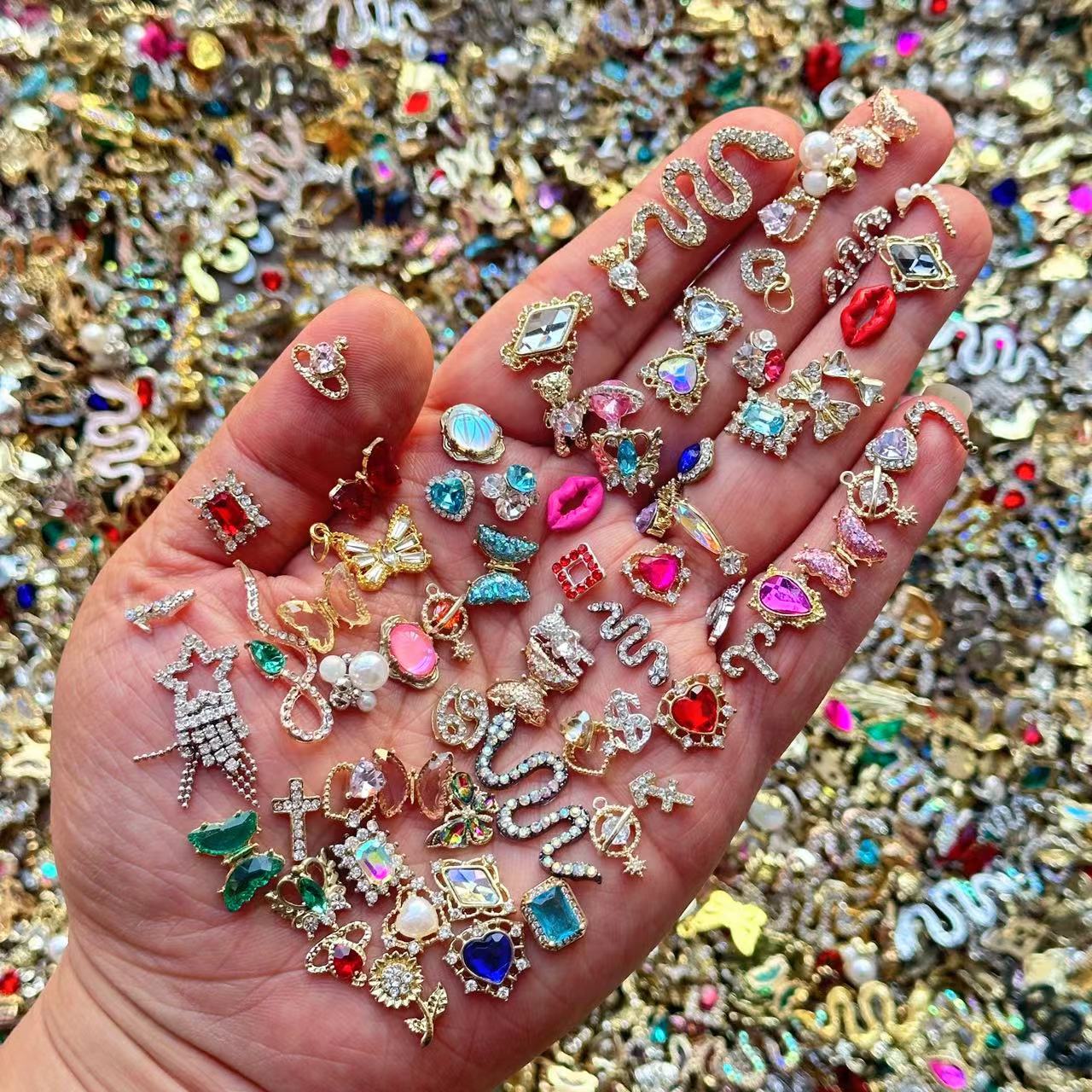 Bulk Luxus zufällig gemischte  – Nail Art Valentines Day Bewertung und Preis