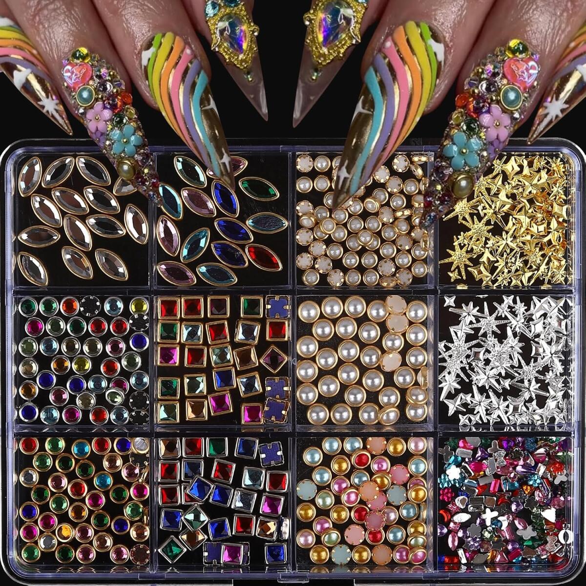 1 Box Luxuriöse Glänzende Nage – Nail Art Valentines Day Bewertung und Preis