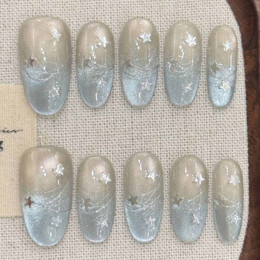 10 Stück Katzenaugen-handgemac – Nail Art Pink Bewertung und Preis