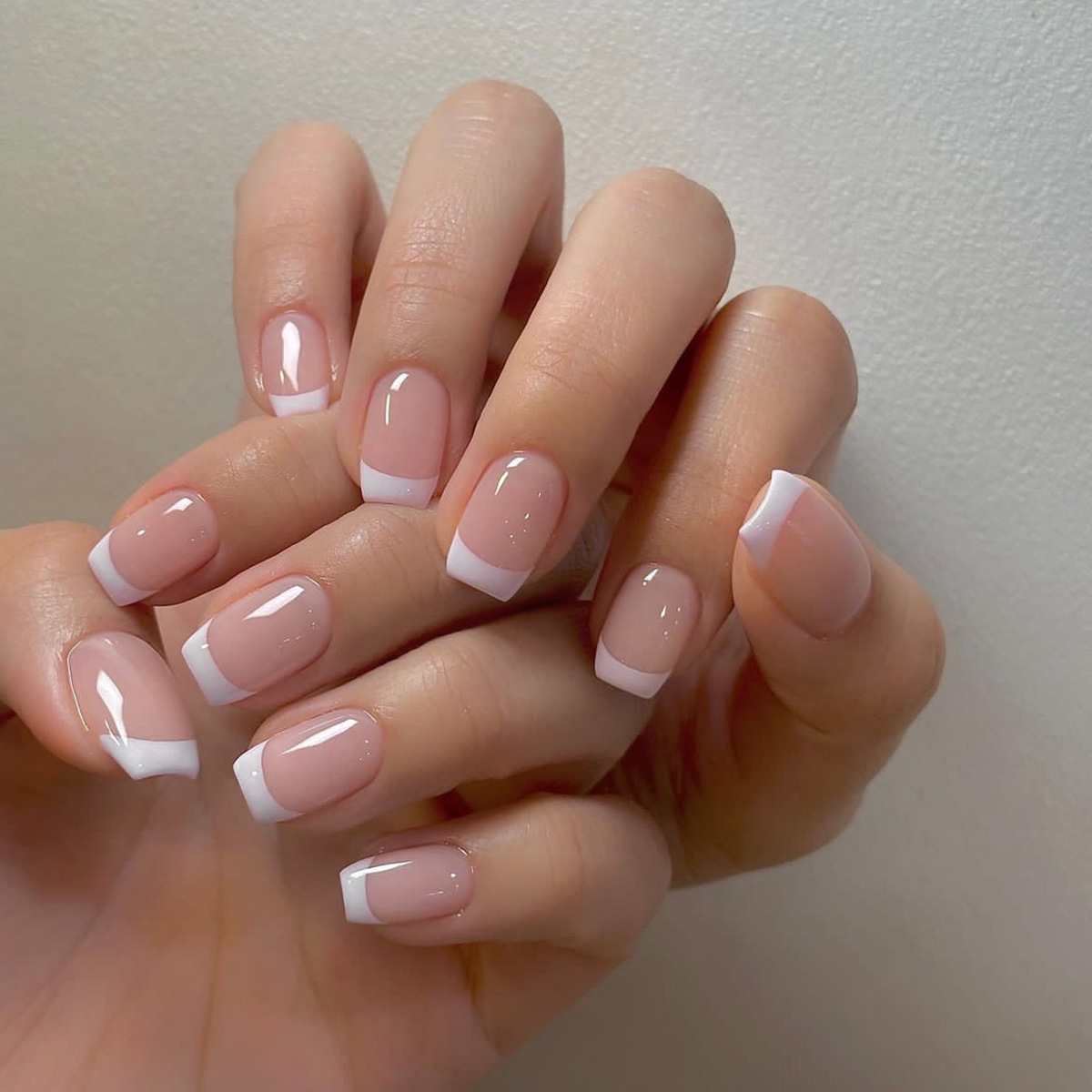 24er-Set kurze Kunstnägel für  – Nail Art Press On Bewertung und Preis