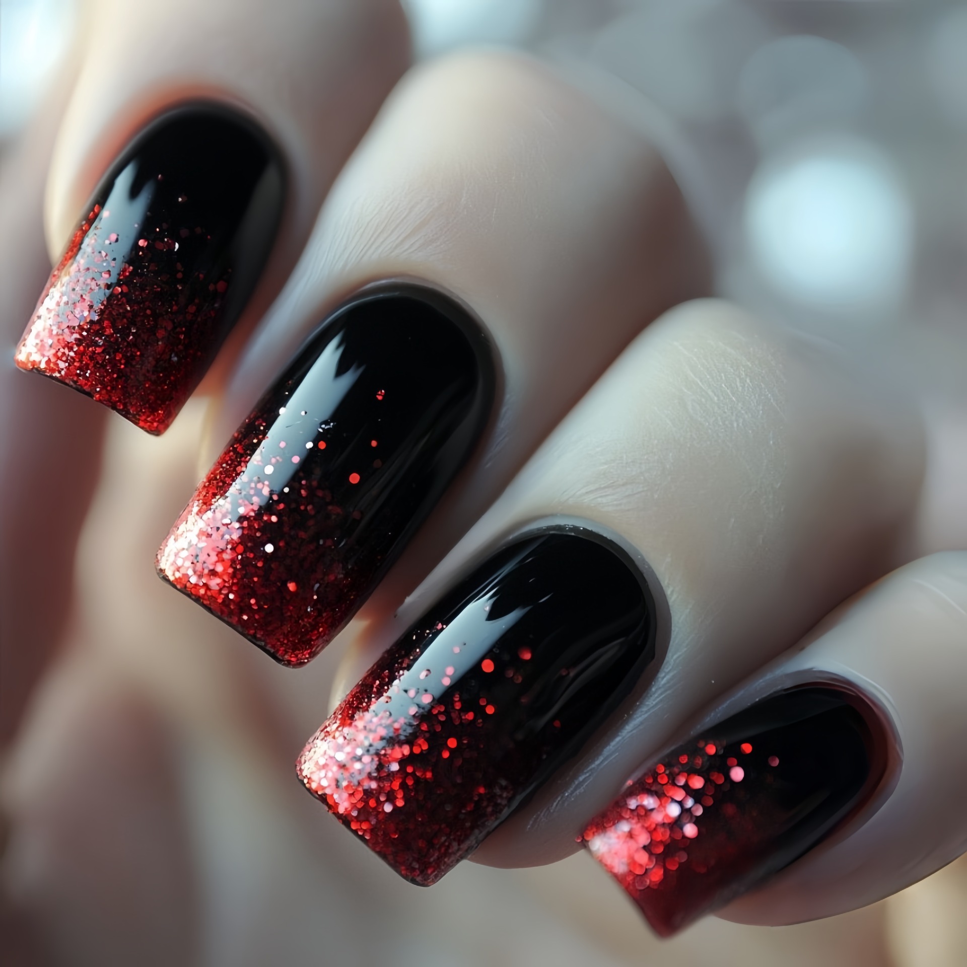 Kurze mittelgroße künstliche N – Nail Art Press On Bewertung und Preis