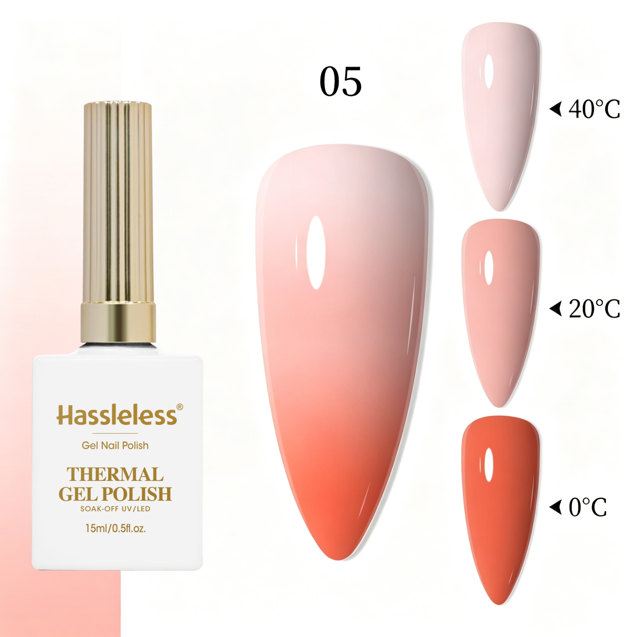 Unkomplizierter Nude-Orange-Pf – Nail Art Orange Bewertung und Preis